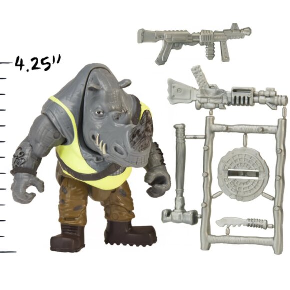 Teenage Mutant Ninja Turtles Mutant Mayhem Rocksteady - Picture 2 of 2